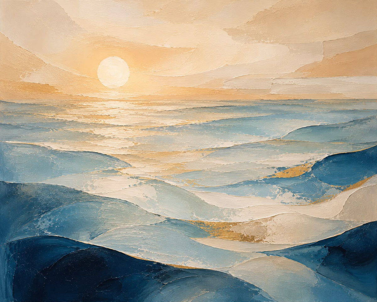 Serenidad Obra Original | Ólio sobre Lienzo